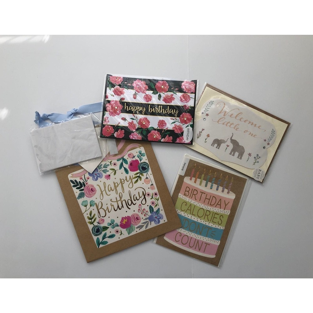 Happy Birthday Baby cards and Gift Bags New